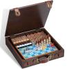 GAENZA New Portable Travel Chess, Backgammon, Chinese Chess, Checkers, Multi-Function Chess Set, Storage Box with Handle Toys view 1