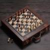 GAENZA New Portable Travel Chess, Backgammon, Chinese Chess, Checkers, Multi-Function Chess Set, Storage Box with Handle Toys view 3