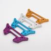 BrewJa Compatible with HSP 102023 122023 Aluminum Rear Shock Tower 02042 1/10 Upgrade Parts Compatible with Flying Fish 94102 94103 94122 94123 (Color : Blue) view 2