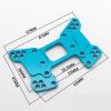 BrewJa Compatible with HSP 106023 166023 Aluminum Rear Shock Tower 06014 06059 1/10 Upgrade Parts for 94106 94166 94107 94177 94170 94155 94105 (Color : Purple) view 3