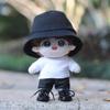 niannyyhouse 10cm 15cm 20cm Doll Clothes Hat T-Shirts Jeans Leather Shoes Fisherman's Hat Set Stuffed Plush Toy Accessories (a1, 15cm) view 2