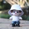 niannyyhouse 10cm 15cm 20cm Doll Clothes Hat T-Shirts Jeans Leather Shoes Fisherman's Hat Set Stuffed Plush Toy Accessories (a1, 15cm) view 3