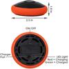 Air Hockey Pucks and Paddles - Rechargeable Floating Air Hockey Pucks for Any Flat Surface, Include a Charging Cable and Electronic Rechargeable Air Hockey Pucks, 2 Air Hocky Strikers view 3
