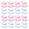 SAFIGLE 48pcs Acrylic Rocking Horse Decor Mini Transparent Rocking Horse Ornament for DIY Parties and Home Desktop Decoration view 1