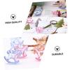 SAFIGLE 48pcs Acrylic Rocking Horse Decor Mini Transparent Rocking Horse Ornament for DIY Parties and Home Desktop Decoration view 4