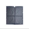 GrilleAdz Fits Kenworth T800 Premium Quilted WinterFront in Black Includes Turnbuckle Installation Kit (Stock Outdoor Zipper) view 1