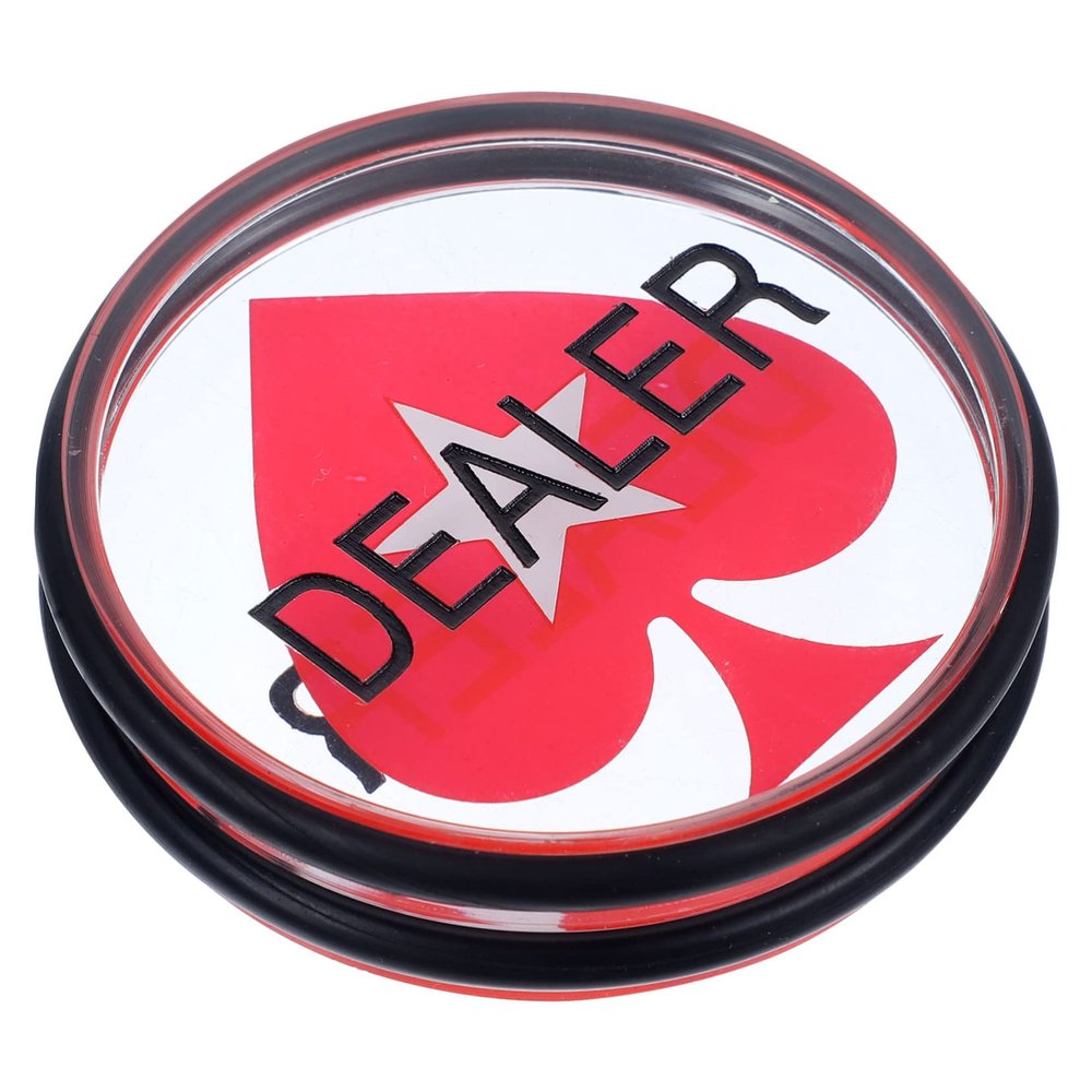 KOMBIUDA Acrylic Button for Poker Games Gaming Chip Smooth for Comfortable Handling for and Parties
