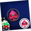 KOMBIUDA Acrylic Button for Poker Games Gaming Chip Smooth for Comfortable Handling for and Parties view 3