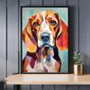 Face of Beagle Jigsaw Puzzle 300/500/1000 Piece, Modernist Painting Style Beagle Mug Shot Puzzle (1000pc (5075cm)) view 2