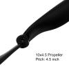 MECCANIXITY 1045 Propellers CW CCW 10x4.5 Prop 2-Vane Fixed-Wing Black Replacement Props with Adapter Rings for Quadrotor RC Airplane, Pack of 16 view 4