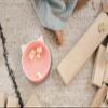 Spoondrift 100% Food Grade Silicone Slip-Proof Suction Cat Shaped Bowl for Toddler Mealtime | Non-Toxic | Easy to Clean | Choose from 3 Colors (Pink Cosmos) view 2