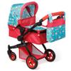 New - Fash n kolor Baby Doll Stroller, Foldable Pram for Baby Doll - Cute Unicorn Design Doll Toy Stroller with Swiveling Wheel, Adjustable Handle, Gift for Kids - 2023 Limited Edition view 1