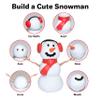 Build Buddiez Snowman Craft Kit 6 Pack  Build, Play, and Display 6 Air-Dry Clay Snowmen All Christmas & Winter, Great for Birthday Parties & Stocking Stuffers for Kids, Boys and Girls Ages 5+ view 2