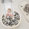 TRENDPLAY Star Ball Pit Balls for Toddlers -50 100 200 Count Star Balls Different Shapes, Non-Toxic Plastic Balls for Safe Play, Boys Girls Festival Party Decoration (Gradient Creamy Gray, 200) view 2