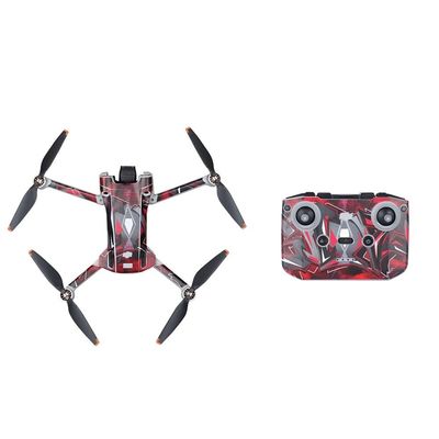 ELBFAE Drone Stickers for Mavic Mini 3 Pro Protective Film Waterproof Remote Decals Full Cover Skin for DJI Mini 3 Pro Accessories (Color : Type 6 for RC N1)
