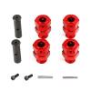 DAYUDDRICAR for Rovan Baja 5B Part, 1/5 RC Buggy Car Metal Front Rear Hex Hub Axle Kits Replacement Part for ROVAN Baja 5B 5T 5SC KM 1/5 RC Truck Car Accessories Part (Color : Red) view 2
