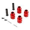 DAYUDDRICAR for Rovan Baja 5B Part, 1/5 RC Buggy Car Metal Front Rear Hex Hub Axle Kits Replacement Part for ROVAN Baja 5B 5T 5SC KM 1/5 RC Truck Car Accessories Part (Color : Red) view 3