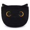 Hkojewp Cute Black Cat Round Basket - Cotton Rope Baskets Large Baby Laundry Blasket for Nursery, Woven Blanket Basket Hamper With Handle Toy Storage Basket for Gifts, Baby Shower 14 12 inchs 30.5L view 1