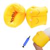 2 Pack Inflatable Arm Floaties for Adult Kids, Swim Arm Bands Floater Sleeves Rings Tube Armlets for Toddlers view 1