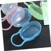 TOYANDONA 3sets Pacifier Storage Case Newborn Baby Pacifier Holder Box Loop Pp Material Safe Durable for Home Travel 5pcs*3 Color view 4