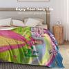 Artsadd Personalized Blankets for Kids Custom Princess Blanket for Baby Girls, Customized Blanket with Name & Photo for Toddler Newborn, Fleece Throw Blanket Birthday Baby Shower 40"x50" view 3