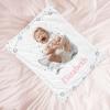 Personalized Blanket with Name Customizable Baby Blanket for Boys Girls Custom Elephant Blanket Custom Gifts for Christmas Birthday Valentines Day - 50x60 Inch view 3
