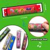 60 Pcs Harmonica for Kids 16 Holes Musical Instrument, Return Gift Cartoon Double Row Harmonica Bulk Toy for Kids Party Favors Goodie Bags Stuffers & Operation Christmas Child Items view 2