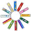 60 Pcs Harmonica for Kids 16 Holes Musical Instrument, Return Gift Cartoon Double Row Harmonica Bulk Toy for Kids Party Favors Goodie Bags Stuffers & Operation Christmas Child Items view 4