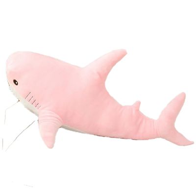30 Inch Giant Shark Stuffed Animal Pillow, Soft Shark Toys Big Shark Plush Pillows for Kids,Comfortable Sleeping Pillow Back Cushion Doll Gift for Kids (pink)