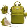 AIITA Diaper Bag Backpack, Multifunction Diaper Bag with Changing Station, Stylish Baby Bags, Large Unisex Diaper Backpack for Mom and Dad, Baby Registry Search, Portable Changing Pad  Yellow Green view 1