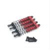 12402a Shock Shock OiMetal Oil Filled Front & Rear Shock Absorber Damper For Wltoys 12402-A A323 12409 1/12 RC Car Upgrade Parts Modification accessories (Color : Red) view 1