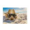 Golden Retriever Dog Beach Jigsaw Puzzle 1000 Pieces Summer Vacation DIY Wall Art Intellectual Decompressing Educational Fun Game for Adults Teens view 1