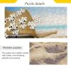 Golden Retriever Dog Beach Jigsaw Puzzle 1000 Pieces Summer Vacation DIY Wall Art Intellectual Decompressing Educational Fun Game for Adults Teens view 3