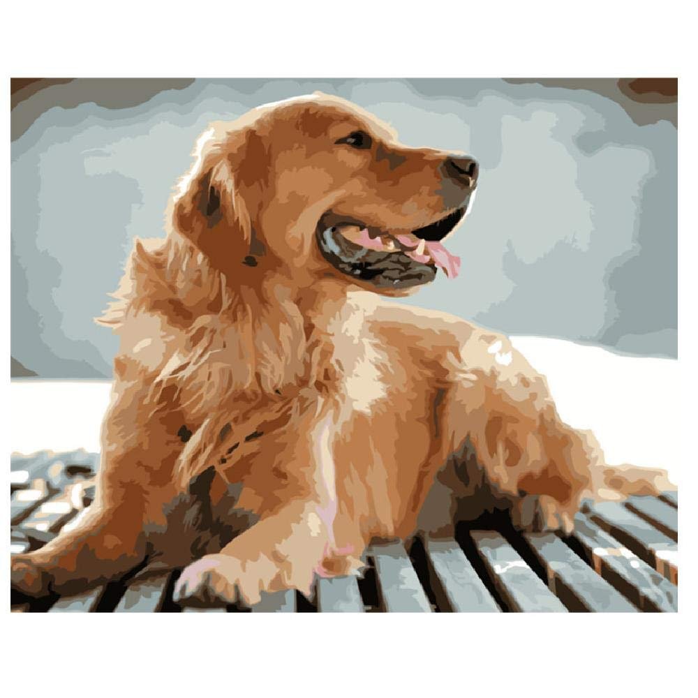1000 Piece Jigsaw Puzzle for Adults Look Out Golden Retriever Animal Art Picture Gift The Best Jigsaw Puzzle Game for Interactive Emotions