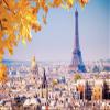 1000 Piece France Paris The Eiffel Tower Maple Leaves Landscape Wooden Kids Adults Intellective Games Jigsaw Puzzles for Home Photo Frame Wall Decoration, Finish Size view 1