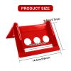 24 Pack 4" Flatbed Edge Protectors with Carrying Case, 4" Winch Ratchet Straps Plastic Corner Protectors for Flatbed Cargo Load (Red) view 4