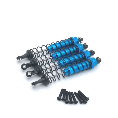12402a Shock Shock OiMetal Oil Filled Front & Rear Shock Absorber Damper For Wltoys 12402-A A323 12409 1/12 RC Car Upgrade Parts Modification accessories (Color : Blue)