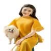 A13 Ao dai Vietnam Vietnamese Traditional Ao Dai For Women, Ao Dai For Women, Vietnamese Dress For Women, Ao Dai Dress For Women Blue ao dai (3XL) view 1