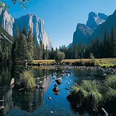 Natural Landscape Jigsaw Puzzles 1000 Pieces for Adults - Accessories Yosemite Valley Yosemite National Park California Puzzle - Puzzles for Youth Children Home Decor Funny Game Best Gift Toys