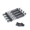12402a Shock Shock OiMetal Oil Filled Front & Rear Shock Absorber Damper For Wltoys 12402-A A323 12409 1/12 RC Car Upgrade Parts Modification accessories (Color : Titanium) view 1