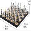 GAENZA New Luxury Professional Chess, Handmade Travel Chess Set with Crafted Chess Pieces, Board Games for Kids and Adults Toys view 2