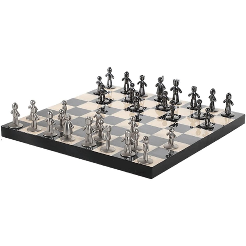 GAENZA New Luxury Professional Chess, Handmade Travel Chess Set with Crafted Chess Pieces, Board Games for Kids and Adults Toys