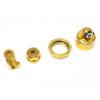 TREAL Aluminum 7075 Shock Cap and Bottom Retainer End Set for Losi 1/4 Promoto-MX Motorcycle(Gold) view 1