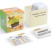 250 Spanish English Bilingual Verbs Verbos Conjugation with Sentence Examples Presente Indicativo Skill Drill Educational Flash Cards Learning Resource (4" X 2.8") Double-Sided 250 Cards view 1