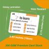 250 Spanish English Bilingual Verbs Verbos Conjugation with Sentence Examples Presente Indicativo Skill Drill Educational Flash Cards Learning Resource (4" X 2.8") Double-Sided 250 Cards view 3
