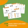 250 Spanish English Bilingual Verbs Verbos Conjugation with Sentence Examples Presente Indicativo Skill Drill Educational Flash Cards Learning Resource (4" X 2.8") Double-Sided 250 Cards view 4
