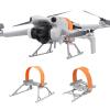 DAGIJIRD 2 in 1 Foldable Landing Gear Propeller Holder Strap for DJI Mini 4 Pro Heighten 25mm Anti-Fall Extender Leg view 4