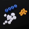 26pcs Plastic Spindle Worm Gear and Sleeve site, Toys Spindle Gear Spare Parts for Car, Robot Model, DIY Model Technology Production, 2MM/2.3MM/3MM/3.17MM/4MM view 2