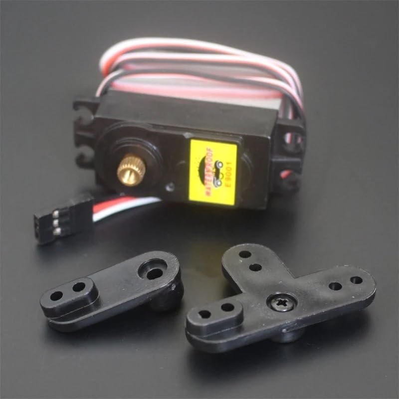BrewJa Large Torque Metal Gear Steering/Throttle servo Compatible with RC HSP Car for RC Car Robot Servo Model Helicopter Boat3.9.17.20KG.25KG (Color : HSP-9KG)
