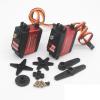BrewJa Large Torque Metal Gear Steering/Throttle servo Compatible with RC HSP Car for RC Car Robot Servo Model Helicopter Boat3.9.17.20KG.25KG (Color : HSP-9KG) view 2